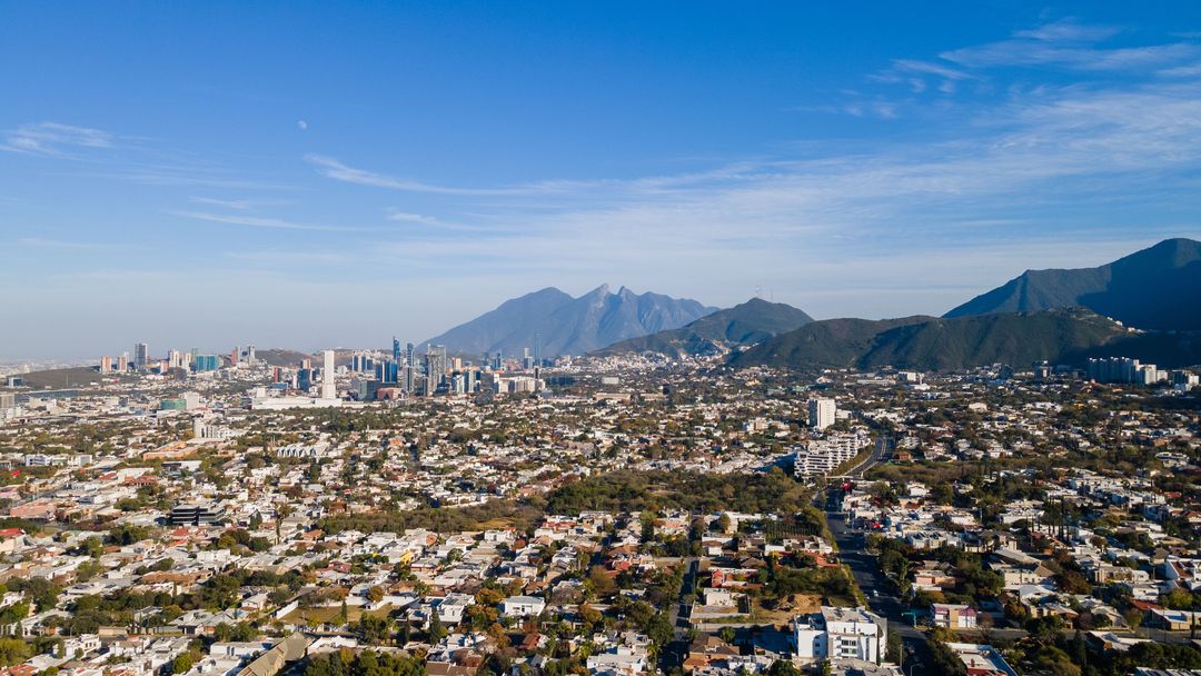 Vista del Cerro de la Silla en Monterrey